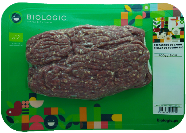 MINCED BEEF PREPARATION BIO – SKIN - FRESH - 400 G