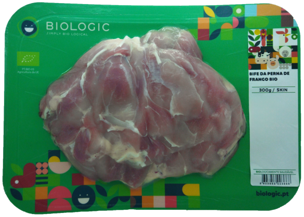 BIFE DA PERNA DE FRANGO BIO - SKIN - CONG - 300 G