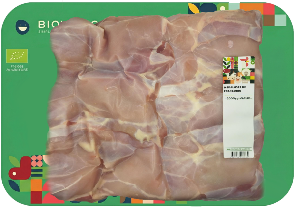 CHICKEN MEDALLIONS BIO – VACUUM-PACKED - FRESH - 2.00 KG