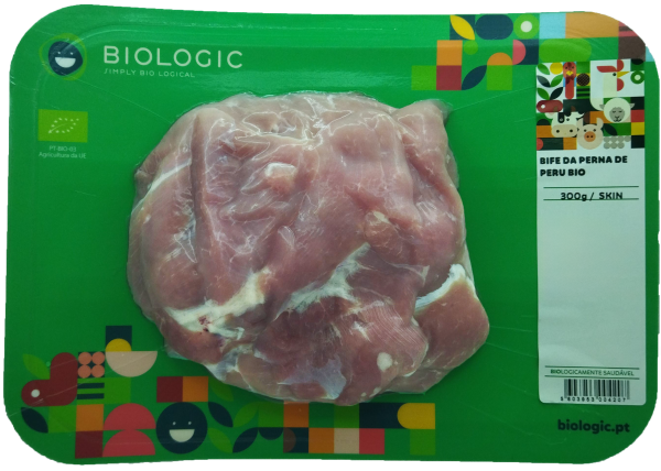 TURKEY LEG STEAK BIO – SKIN - FRESH - 300 G