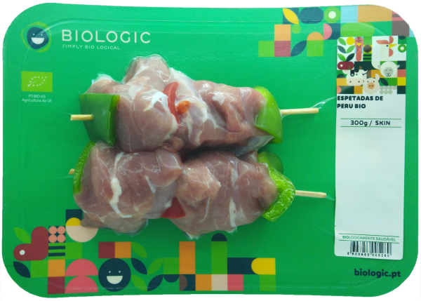 TURKEY SKEWERS BIO – SKIN - CONG - 300 G