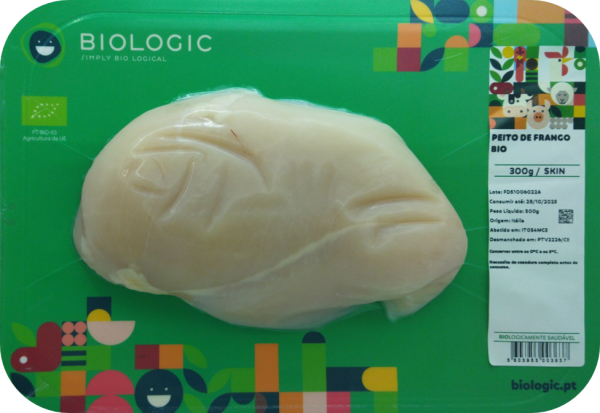 PEITO DE FRANGO BIO - SKIN - FRESCO - 300 G