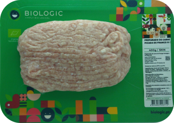 PREPARADO DE CARNE PICADA DE FRANGO BIO - SKIN - FRESCO - 400 G