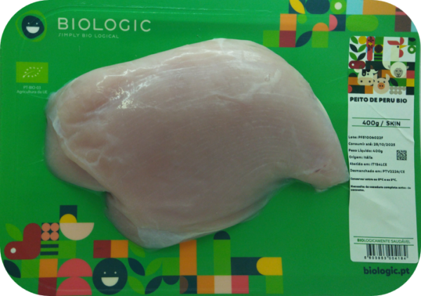 PEITO DE PERU BIO - SKIN - FRESCO - 400 G