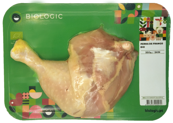 PERNA DE FRANGO BIO - SKIN - CONG - 350 G
